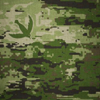 rancangan motif camouflage untuk brimob yang dibuat oleh seorang ahli strategi militer ken conboy